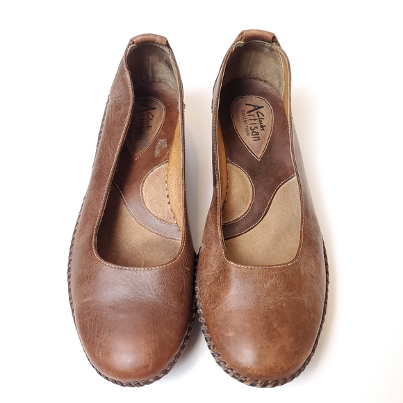 Clarks Artisan Collection Brown leather Wedge - Picture 2 of 4